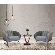 Asha Velvet Accent Chair
